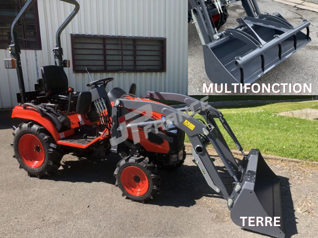 Produits JP FRANCE - KIOTI CS2220 21CV CHARGEUR TERRE OU MULTIFONCTION JPC NEUF - NEUFS (tous les tracteurs neufs sont possibles avec carte grise) - Tracteurs et Microtracteurs - NEUFS (tous les tracteurs neufs sont possibles avec carte grise) - 