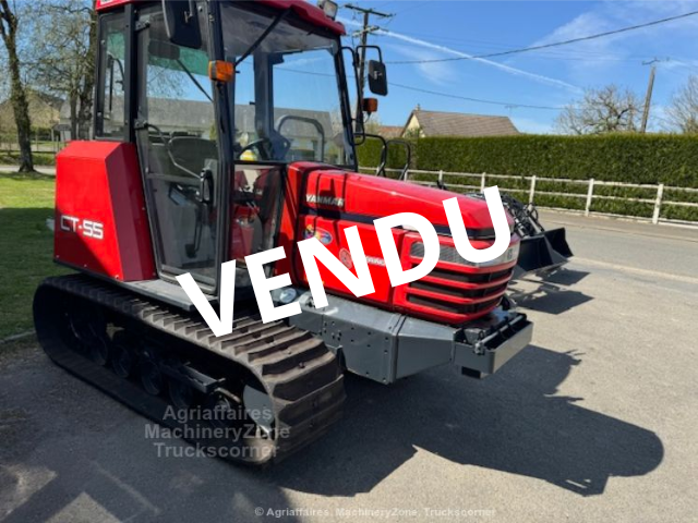 Produits JP FRANCE - YANMAR CHENILLARD 55 CV 4 CYLINDRES HST + CABINE D'OCCASION REVISÉ - TRACTEURS SPECIAUX - Tracteurs et Microtracteurs - TRACTEURS SPECIAUX - 