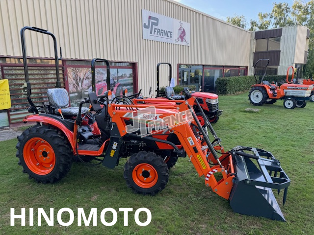 Produits JP FRANCE - HM275 25 CV BTE MECA 3 CYL + CHARGEUR MULTI + CARTE GRISE - Avec chargeur - Tracteurs et Microtracteurs - NEUFS (tous les tracteurs neufs sont possibles avec carte grise) - Avec chargeur