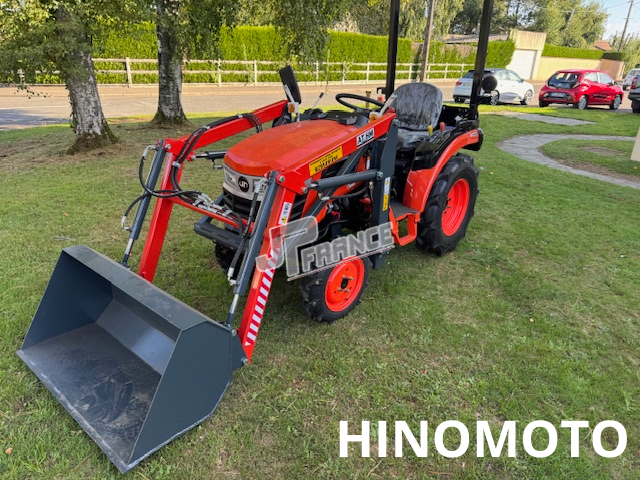 Produits JP FRANCE - HM3020 20 CV BTE MECA 3 CYL + CHARGEUR TERRE + CARTE GRISE - Avec chargeur - Tracteurs et Microtracteurs - NEUFS (tous les tracteurs neufs sont possibles avec carte grise) - Avec chargeur