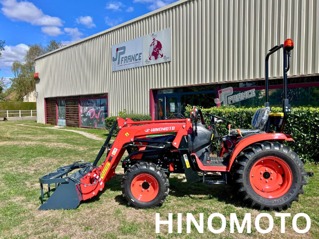 Produits JP FRANCE - HM350 25 CV BTE MECA 3 CYL + CHARGEUR MULTI - NEUFS (tous les tracteurs neufs sont possibles avec carte grise) - Tracteurs et Microtracteurs - NEUFS (tous les tracteurs neufs sont possibles avec carte grise) - 
