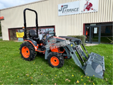 Produits JP FRANCE - HINOMOTO 26 CV HST 116cm3 4RM + CHARGEUR MULTIFONCTION NEUF - Avec chargeur - Tracteurs et Microtracteurs - NEUFS (tous les tracteurs neufs sont possibles avec carte grise) - Avec chargeur