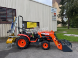 Produits JP FRANCE - HINOMOTO 24 CV + CHARGEUR MULTI + TAILLE HAIE NEUF - Neufs - Tracteurs et Microtracteurs - LOTS PROMOTIONNELS - Neufs