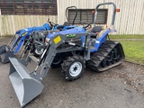 Produits JP FRANCE - ISEKI 25 CV A CHENILLES 3 CYLINDRES DIESEL / DIRECTION ASSISTEE/ INVERSEUR DE MARCHE avec CHARGEUR TERRE NEUF - Tracteurs chenilles de 16 à 65 CV - Tracteurs et Microtracteurs - TRACTEURS SPECIAUX - Tracteurs chenilles de 16 à 65 CV