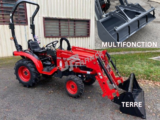 Produits JP FRANCE - SHIBAURA SB25 HST + CHARGEUR TERRE OU MULTIFONCTION A DECROCHAGE RAPIDE - NEUFS (tous les tracteurs neufs sont possibles avec carte grise) - Tracteurs et Microtracteurs - NEUFS (tous les tracteurs neufs sont possibles avec carte grise) - 
