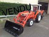 Produits JP FRANCE - TRACTEUR D'OCCASION KUBOTA 26CV 4RM AVEC CHARGEUR * - Avec chargeur - Tracteurs et Microtracteurs - OCCASIONS - Avec chargeur