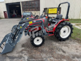 Produits JP FRANCE - YANMAR 26 CV 4 RM DIRECTION ASSISTEE-INVERSEUR + CHARHEUR MULTI A DECROCHAGE RAPIDE - OCCASIONS - Tracteurs et Microtracteurs - OCCASIONS - 